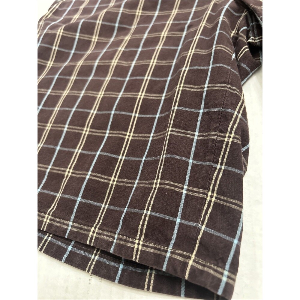 Original Penguin Men's Shorts Brown Plaid Size 30 - Picture 5 of 16